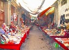 イスラム街、清真大寺の参道にある通り化覚巷