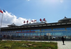 クチャ空港の外観
