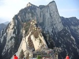 西安郊外、中国五岳の一つ華山