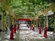 伝統的なトルファンの葡萄溝