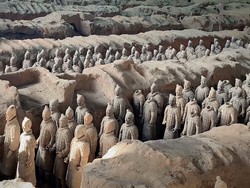 圧倒的スケールの兵馬俑