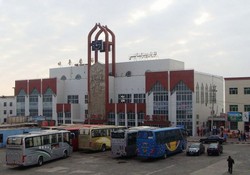 トルファン駅の駅舎